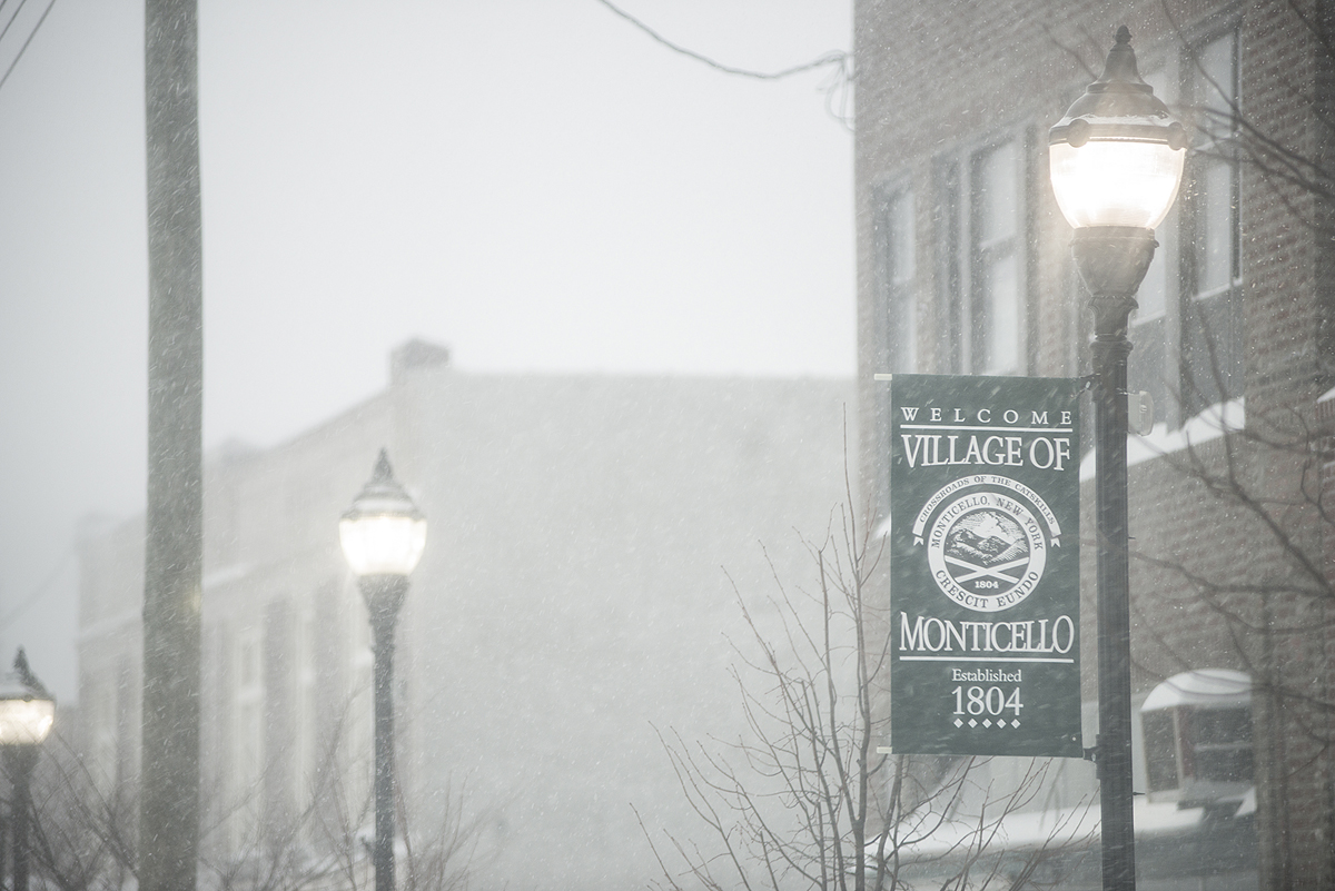 Village of Monticello on Monday February 2, 2015.