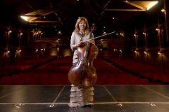 Eileen Moon, principle cellist with the NY Philharmonic at the Sugar Loaf Performing Arts Center.
ERIK GLIEDMAN/Times Herald-Record
